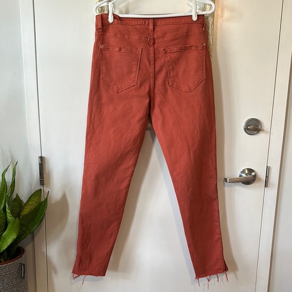 KENSIE | Vintage Luxe Ultimate High Rise Skinny Women's Rust Jeans - Picture 8 of 11